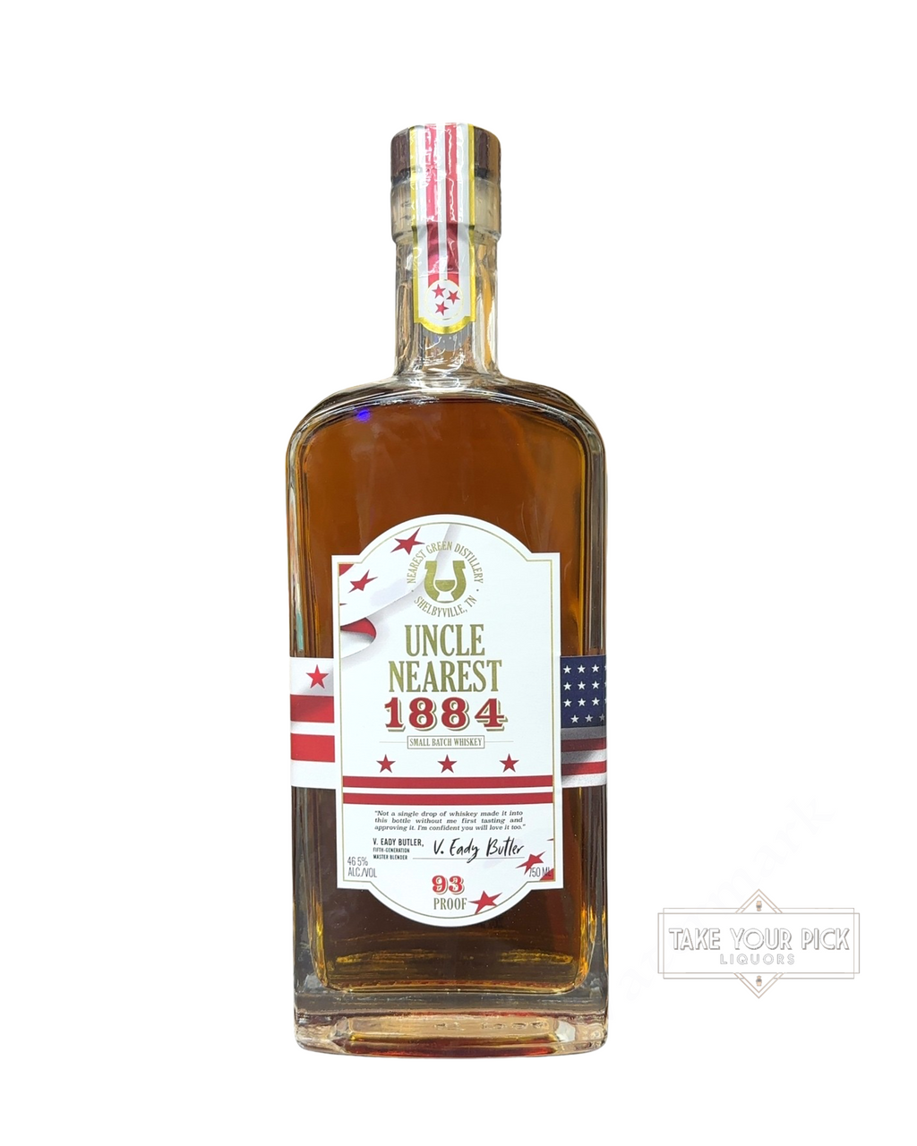 2026 Uncle Nearest Washington DC Edition Uncle Nearest 1884 Small 93 Proof 750ml