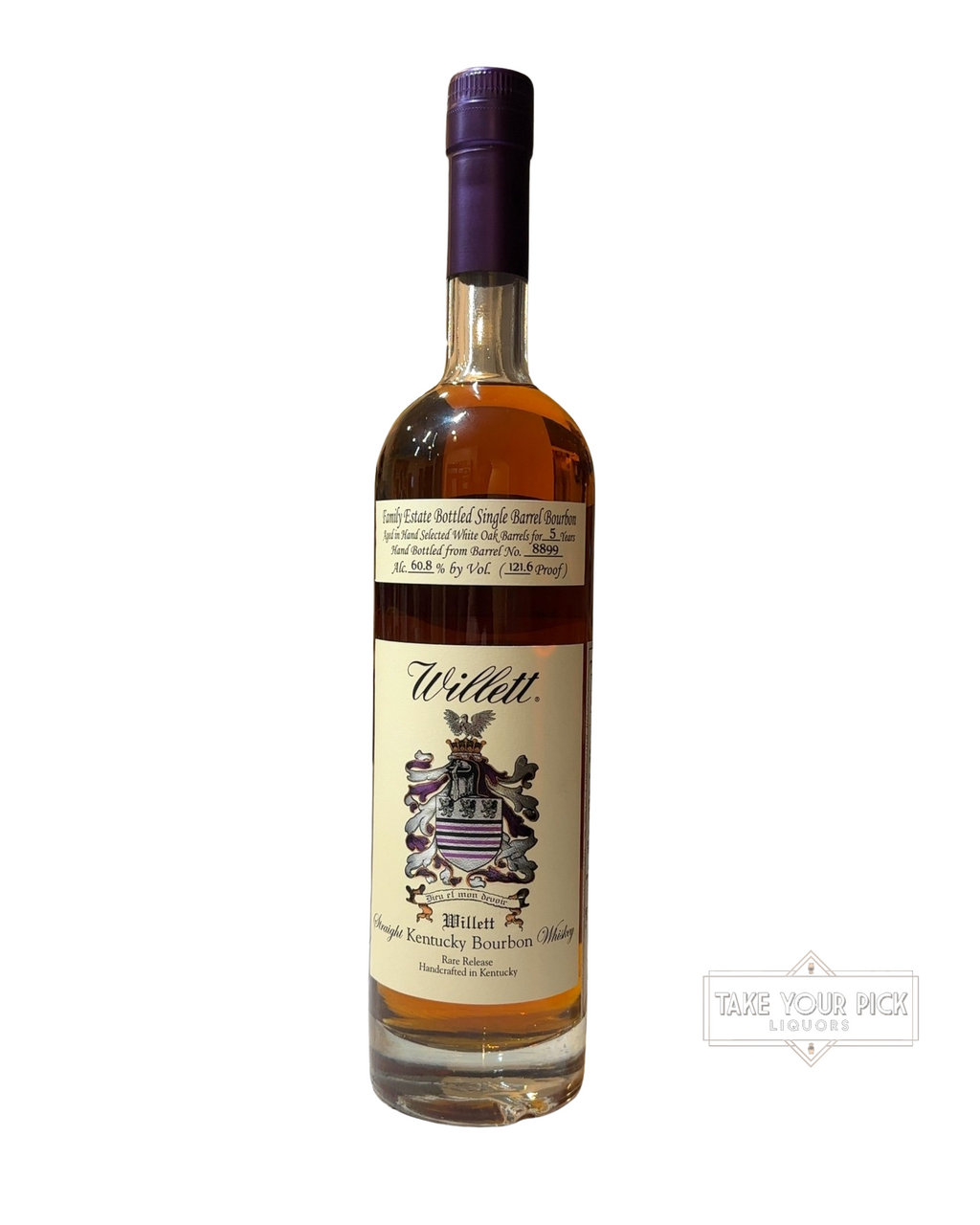 2026 Willett 5 Year Single Barrel Bourbon (Jack Rose Beltway Connection #8899) 121.6 Proof 750ml