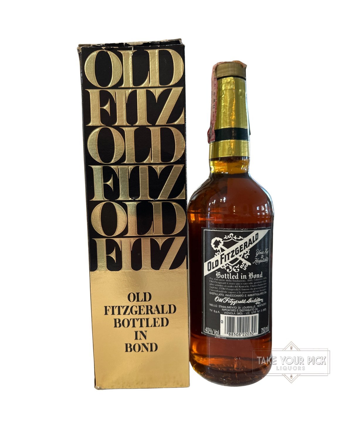 80’s to 90’s Old Fitzgerald Stitzel Weller Italian Release 80 Proof 750ml
