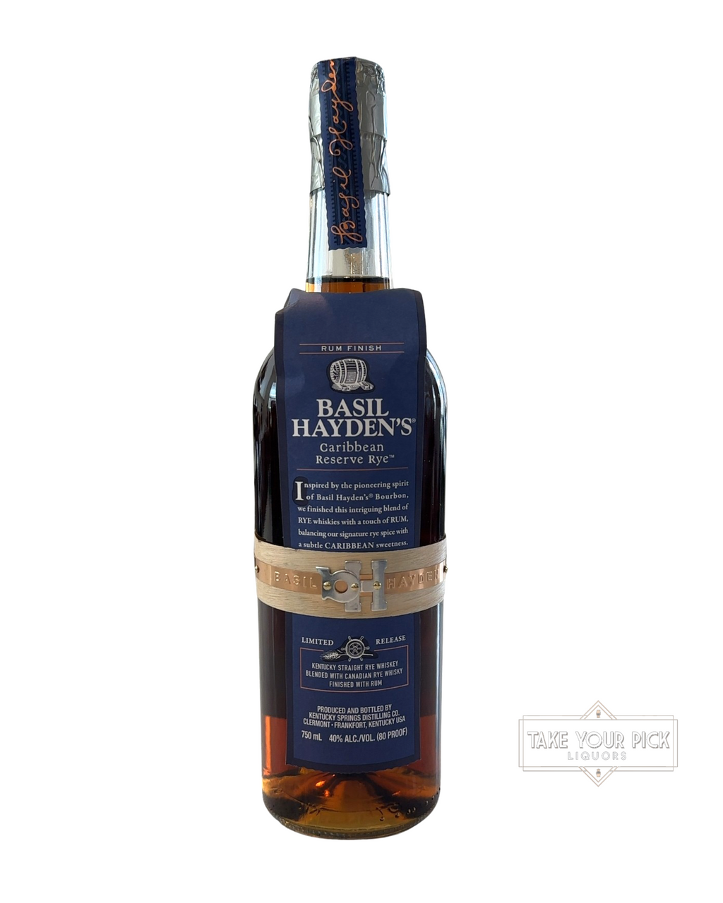 Basil Hayden's Caribbean Reserve Rye 80 Proof 750ml