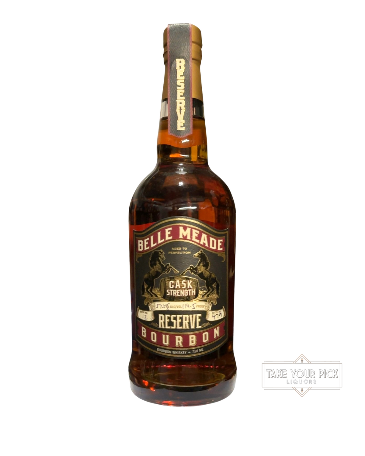Belle Meade Cask Strength Reserve Bourbon 114.5 Proof 750ml