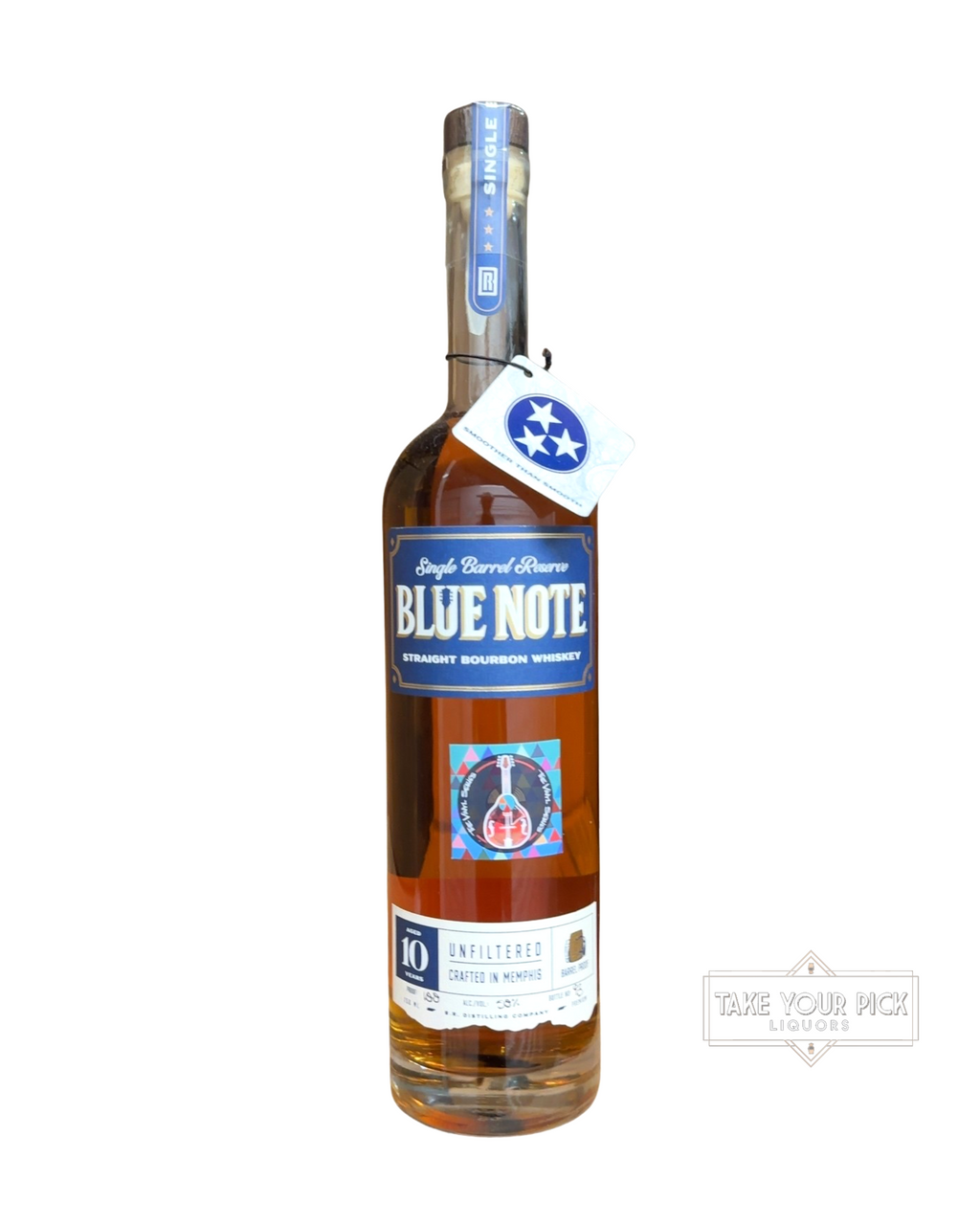 Blue Note Vinyl Series Barrel Proof Bourbon Whiskey 100 Proof 750ml