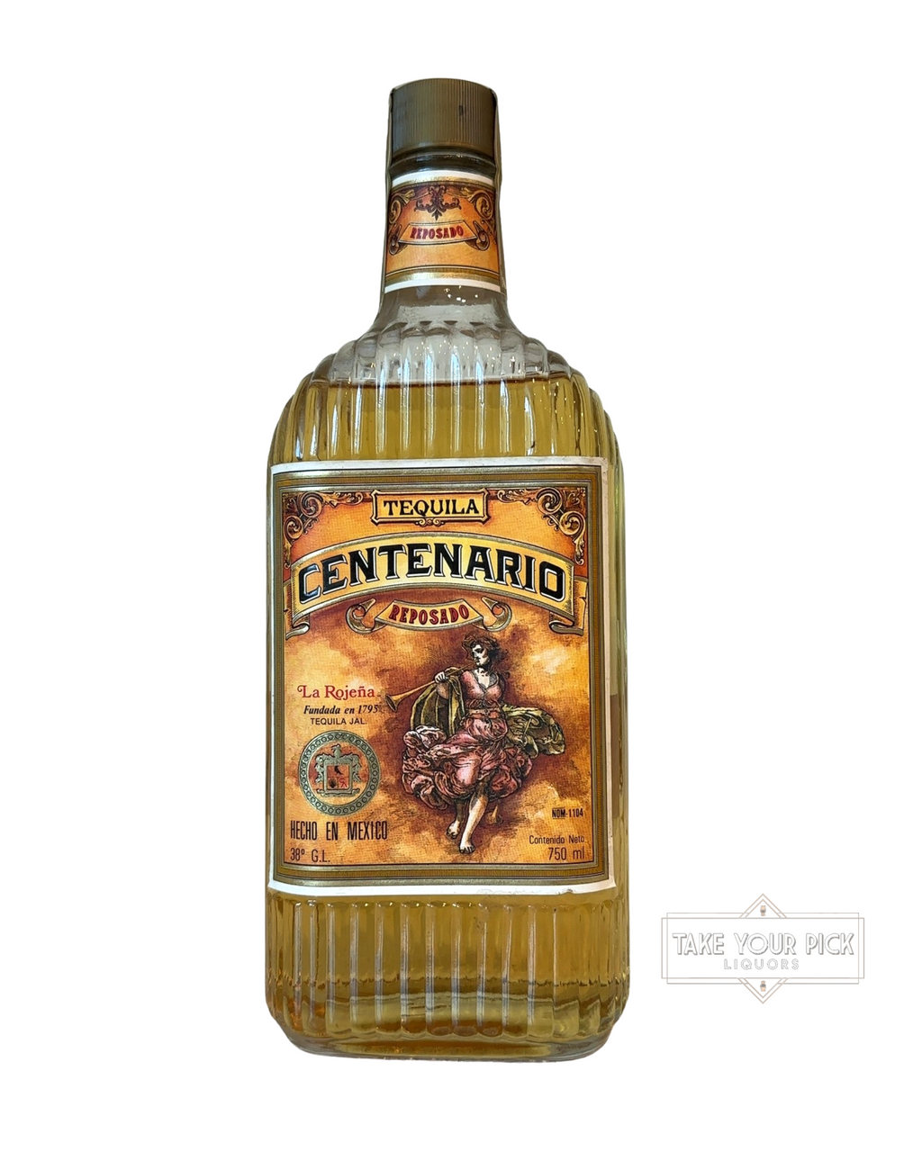 Centenarian Nom 1104 Centenario Reposado Tequila 76 Proof 750ml