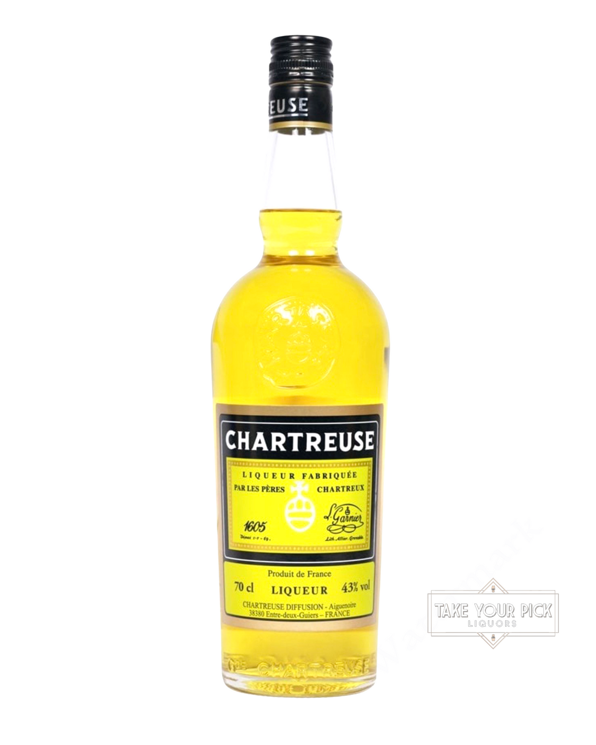 Chartreuse Liqueur Yellow 86 Proof 700ml