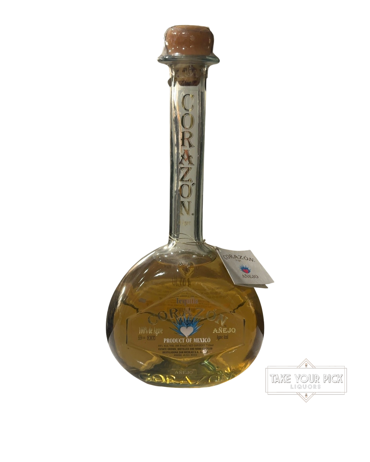 Corazon Anejo Tequila 80 Proof 750ml