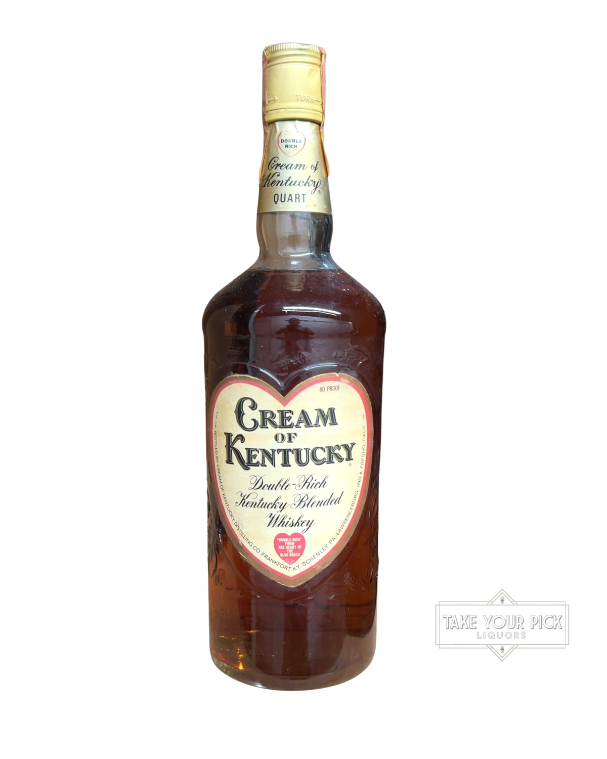 Cream of Kentucky Double Rich Kentucky Blended Whiskey 80 Proof