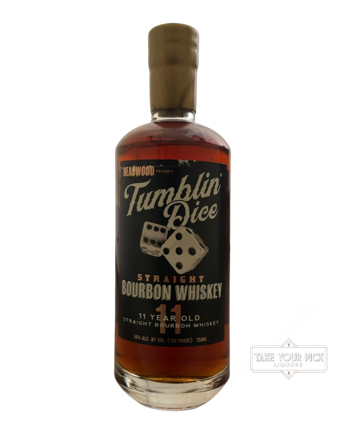 Deadwood Presents MGP Tumblin' Dice Straight Bourbon Whiskey 100 Proof
