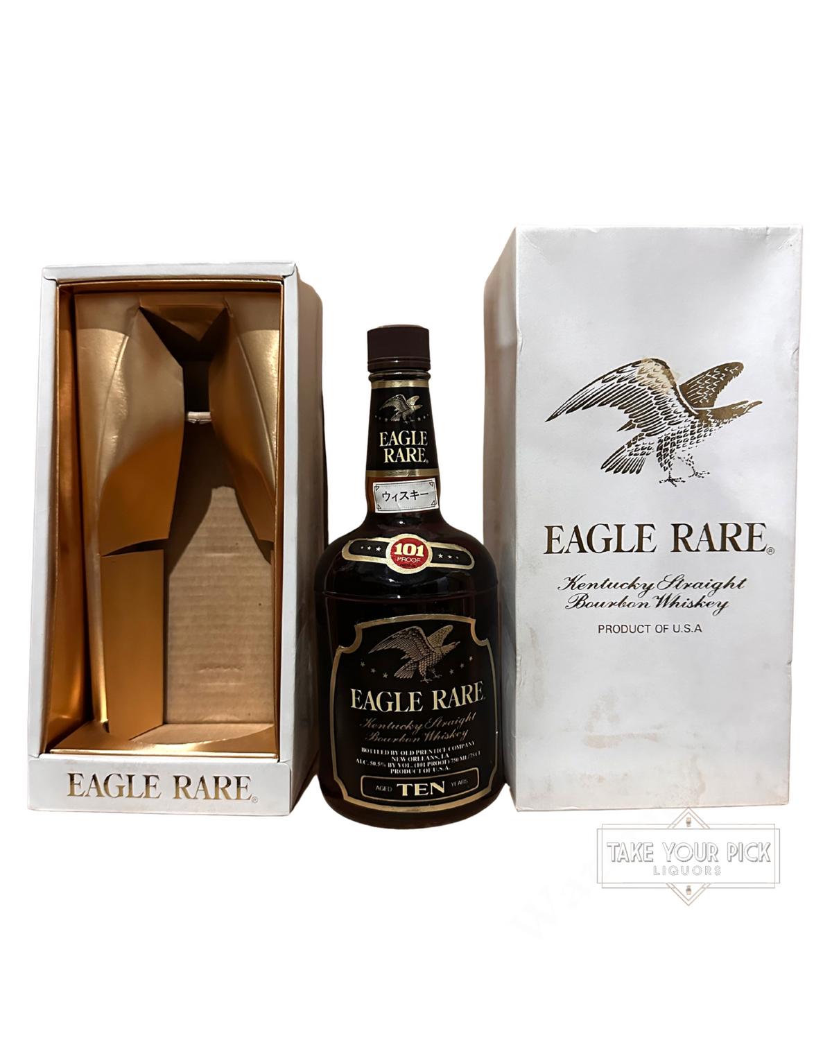 Eagle Rare (Bottled by Old Prentice Company) Eagle Rare Ten Years Kentucky Straight Bourbon Whiskey 101 Proof