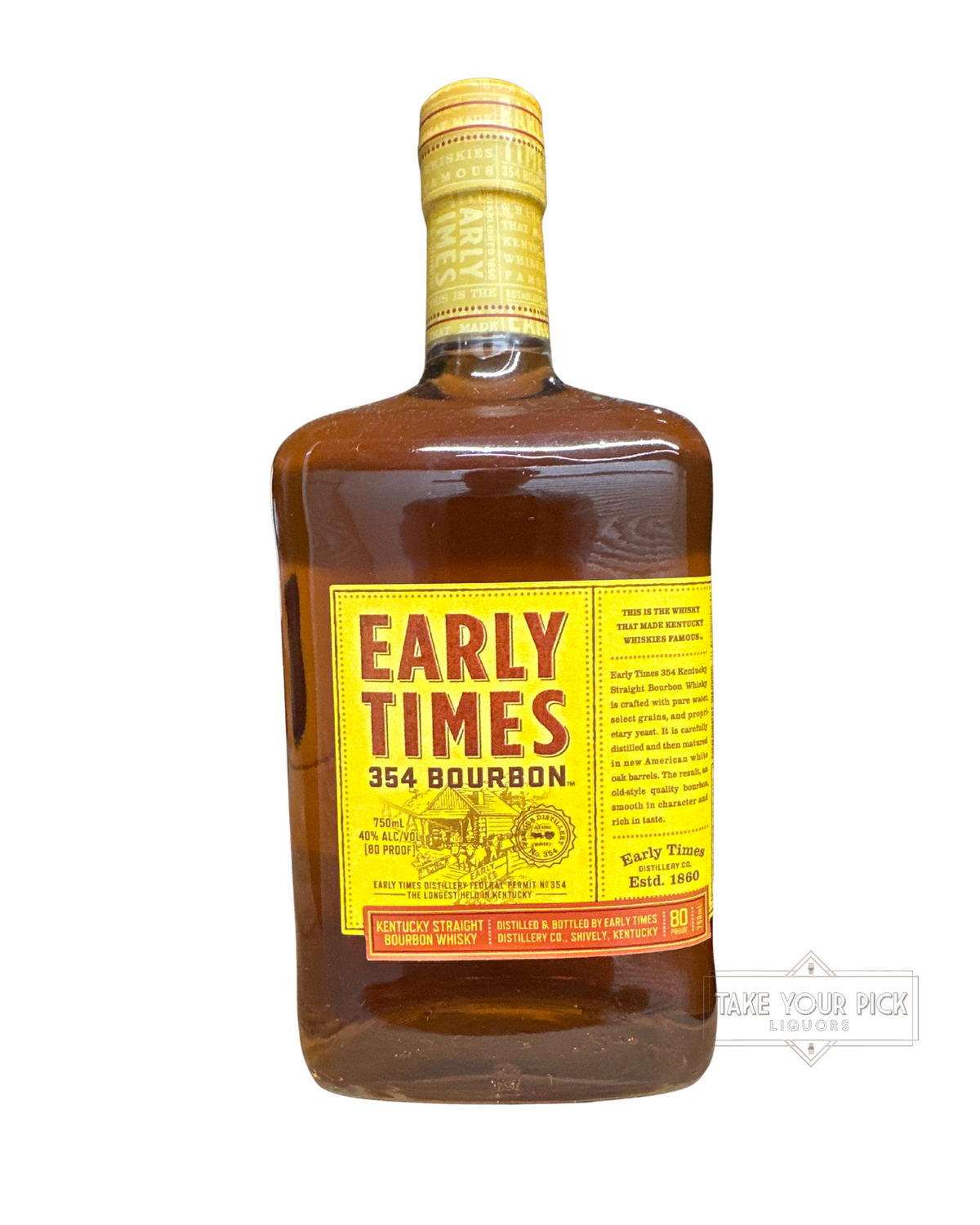 Early Times 354 Bourbon 80 Proof