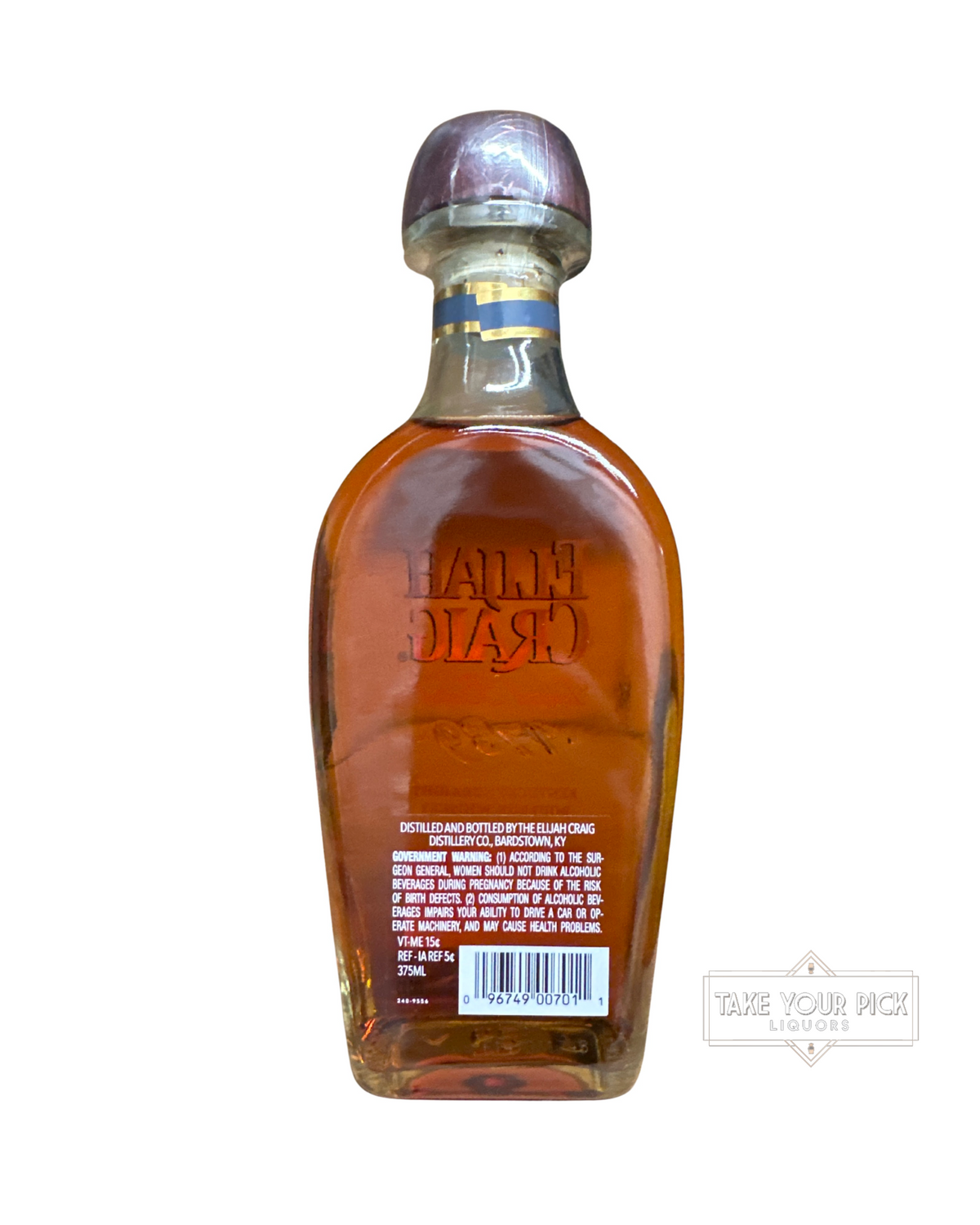 Elijah Craig 8 Year Toasted Barrel 94 Proof 375ml
