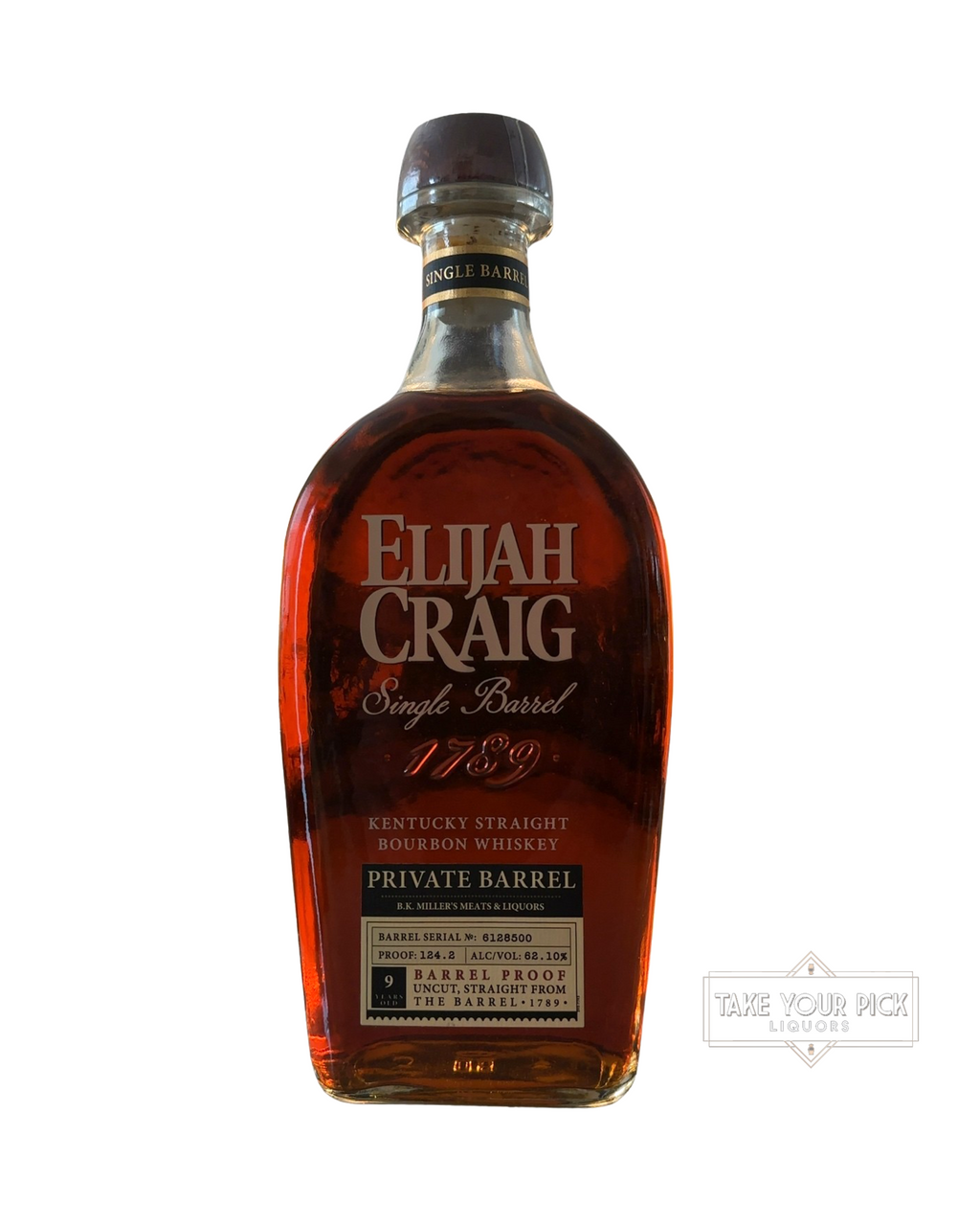 Elijah Craig BK Miller Single Barrel 124.2 Proof 750ml