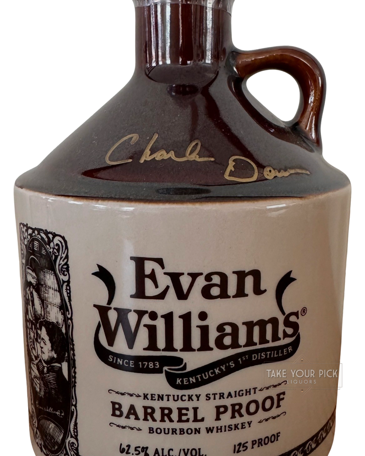 Evan Williams Barrel Proof Bourbon Whiskey 125 Proof