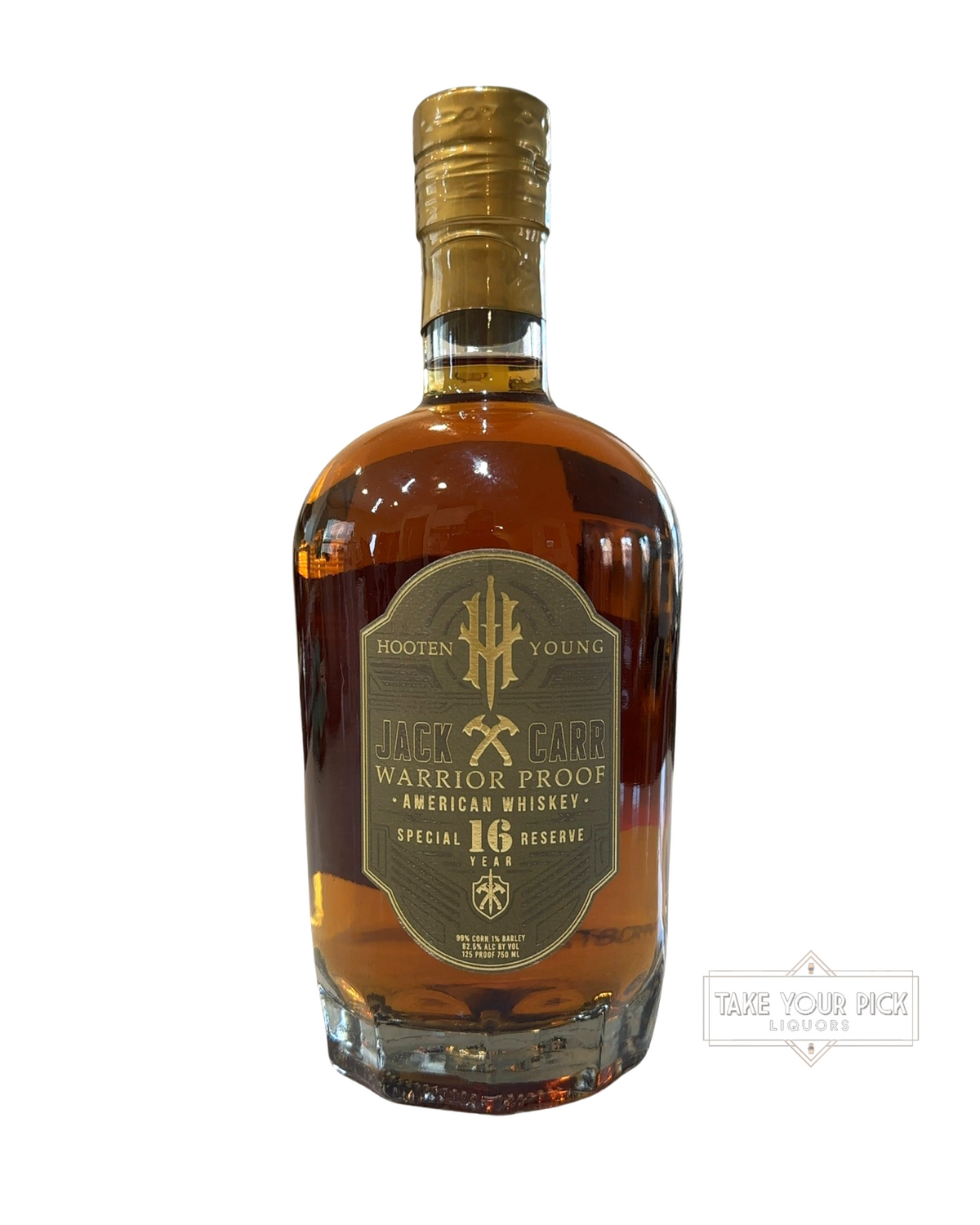 Hooten & Young Jack Carr Warrior Proof American Whiskey Special 16 Year Reserve 125 Proof 750ml
