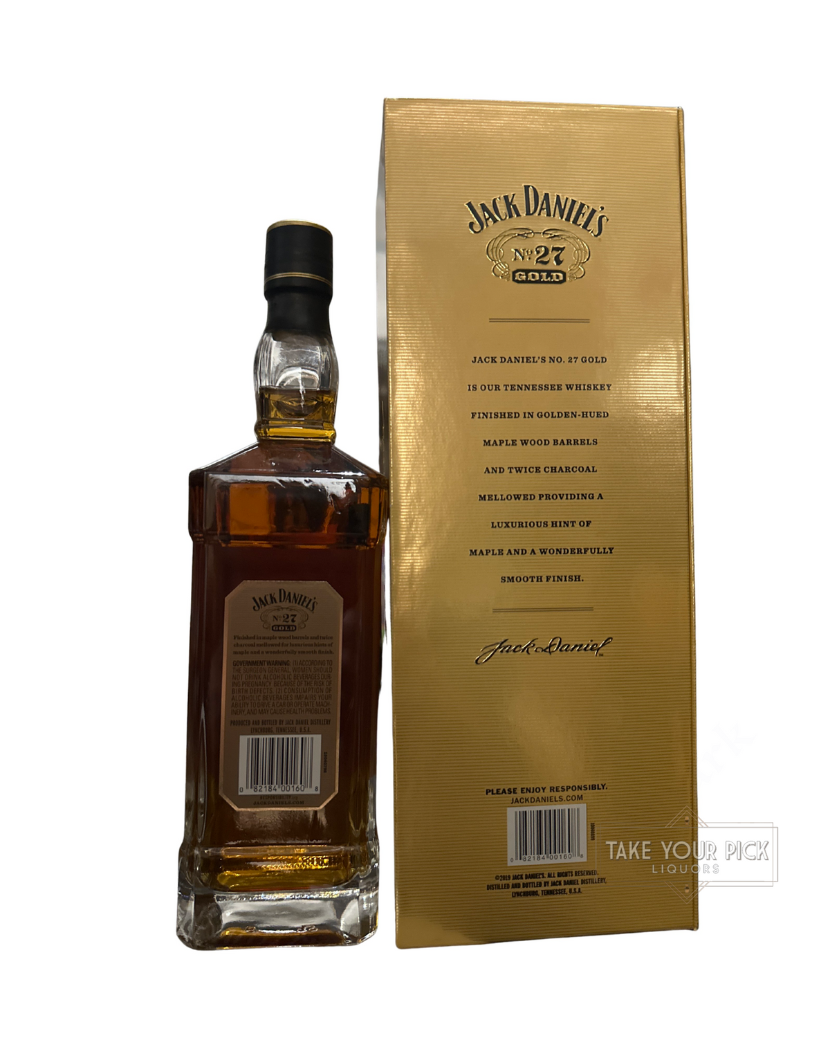 Jack Daniel's No. 27 Gold Maple Wood Finish 80 Proof 750ml