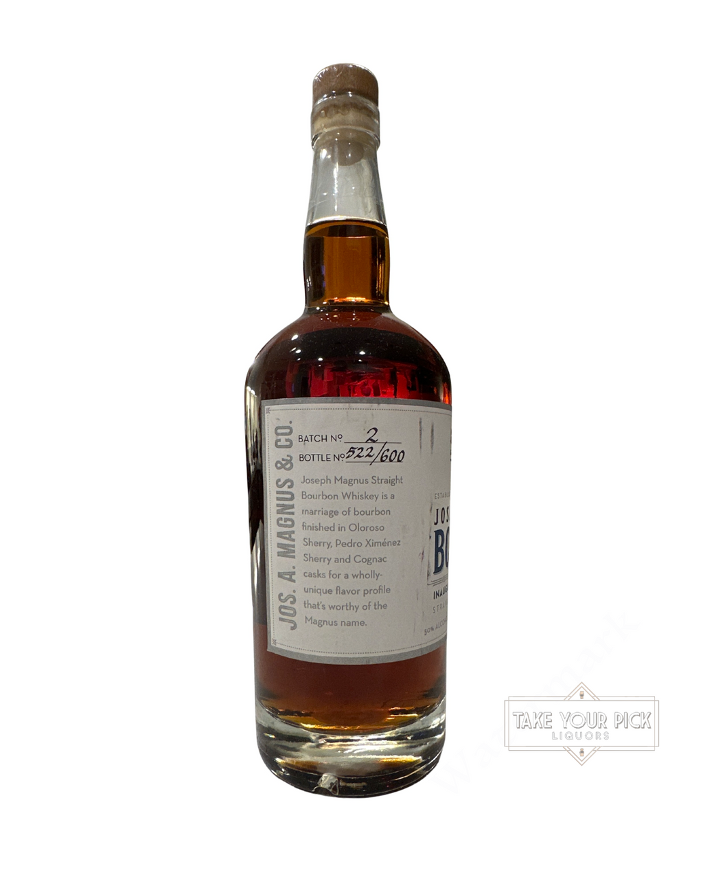 Joseph Magnus Bourbon Inaugural Edition Triple-Cask Finished Straight Bourbon Whiskey 100 Proof