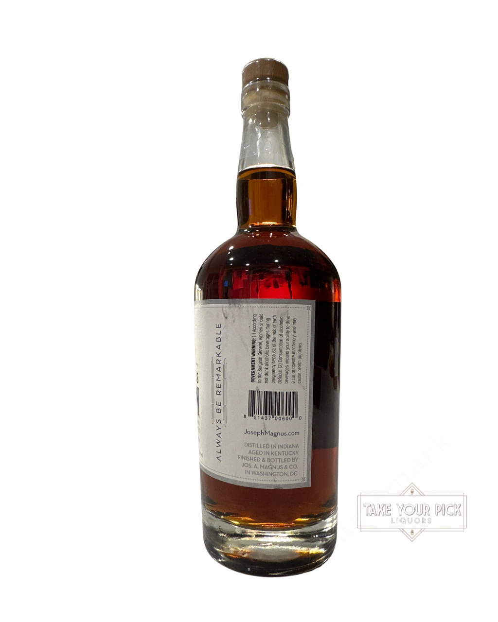 Joseph Magnus Bourbon Inaugural Edition Triple-Cask Finished Straight Bourbon Whiskey 100 Proof