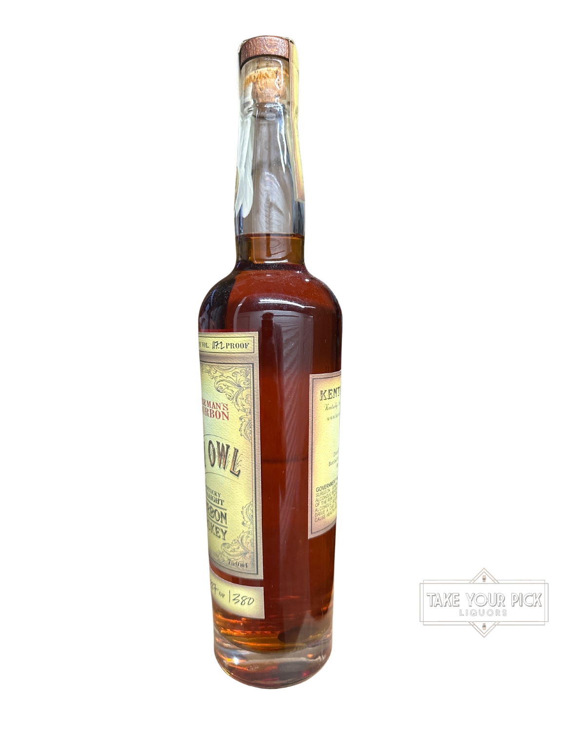 Kentucky Owl Bourbon Whiskey 117.2 Proof 750ml (Batch 2)