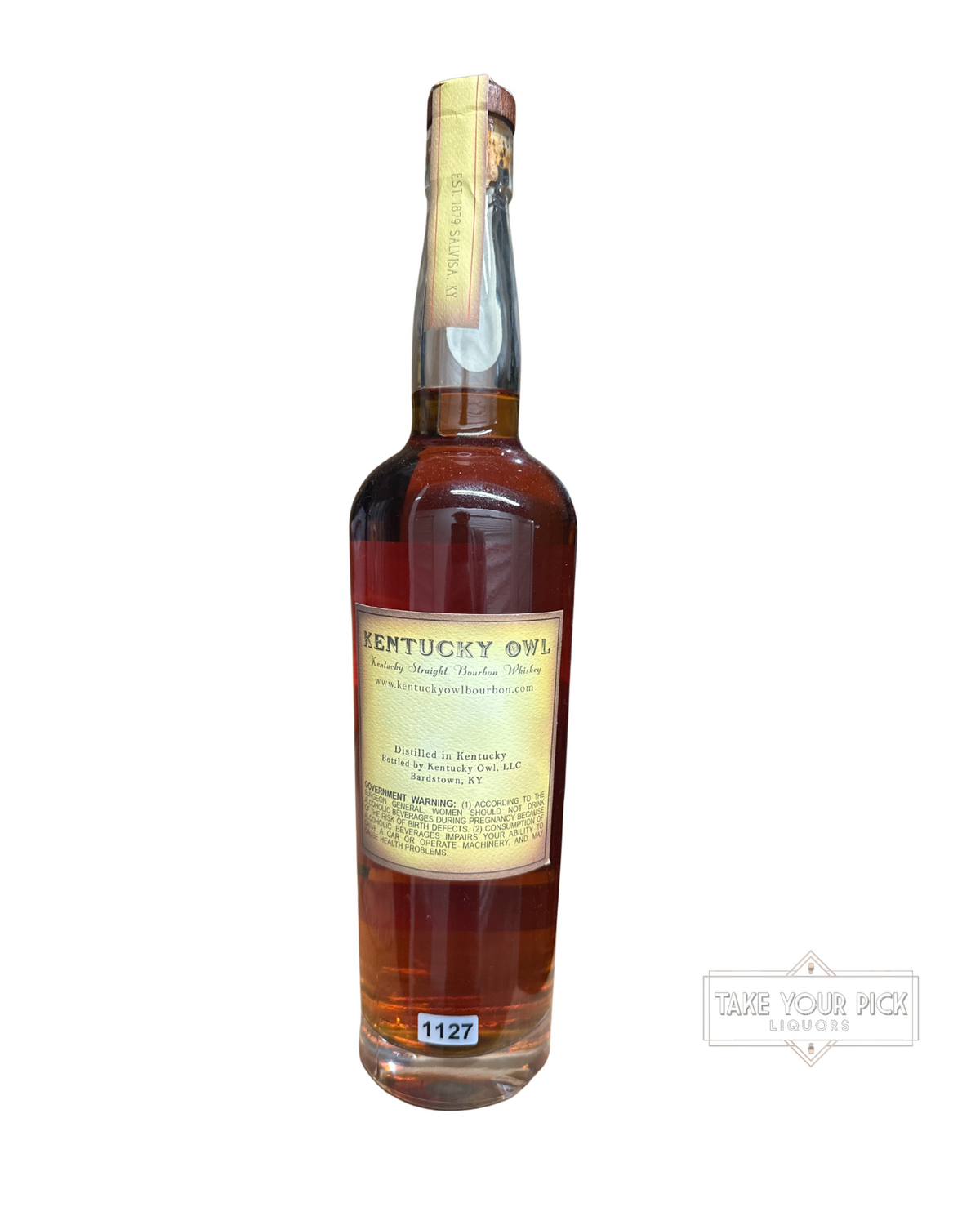 Kentucky Owl Bourbon Whiskey 117.2 Proof 750ml (Batch 2)