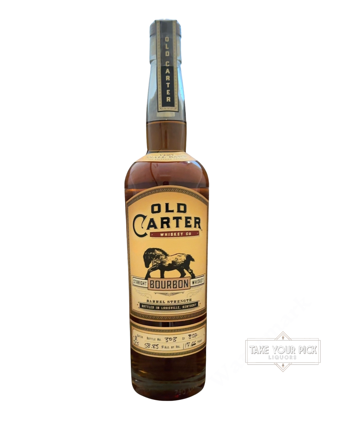 Old Carter Whiskey Co. Old Carter Straight Bourbon Whiskey 117.66 Proof