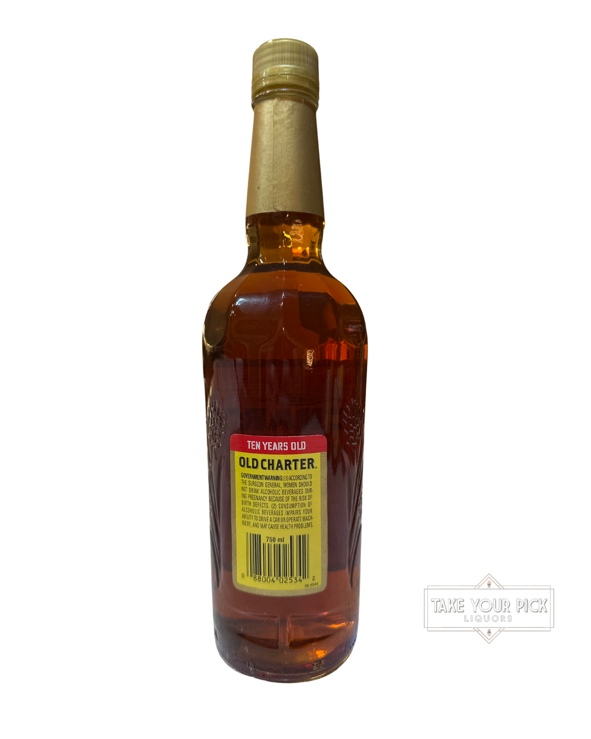 Old Charter Ten Years Old Kentucky Straight Bourbon Whiskey 86 Proof 750ml