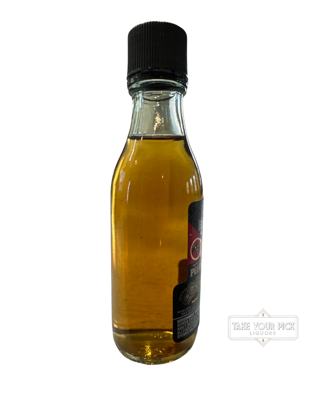 Ron Bacardi Superior Premium Black Puerto Rico Rum 80 Proof Miniature 50ml (1970's-1990's Bottling) 80 Proof 100ml