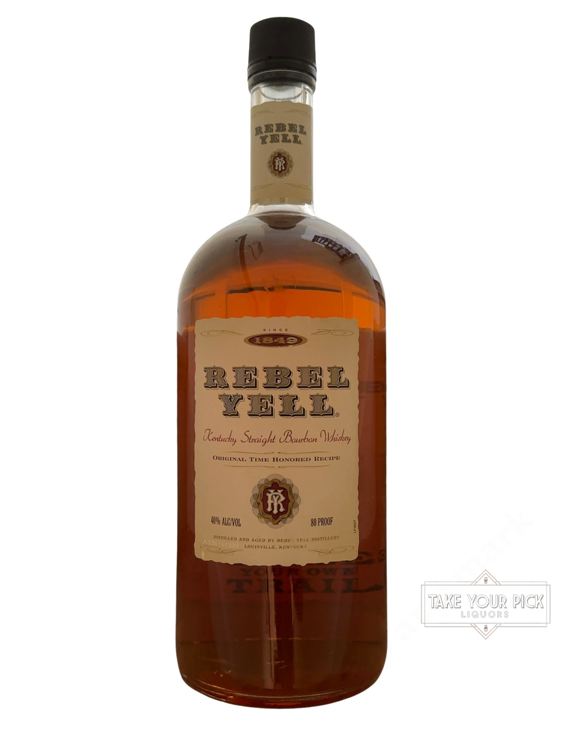 Rebel Yell Distillery / Luxco Rebel Yell Kentucky Straight Bourbon Whiskey 80 Proof