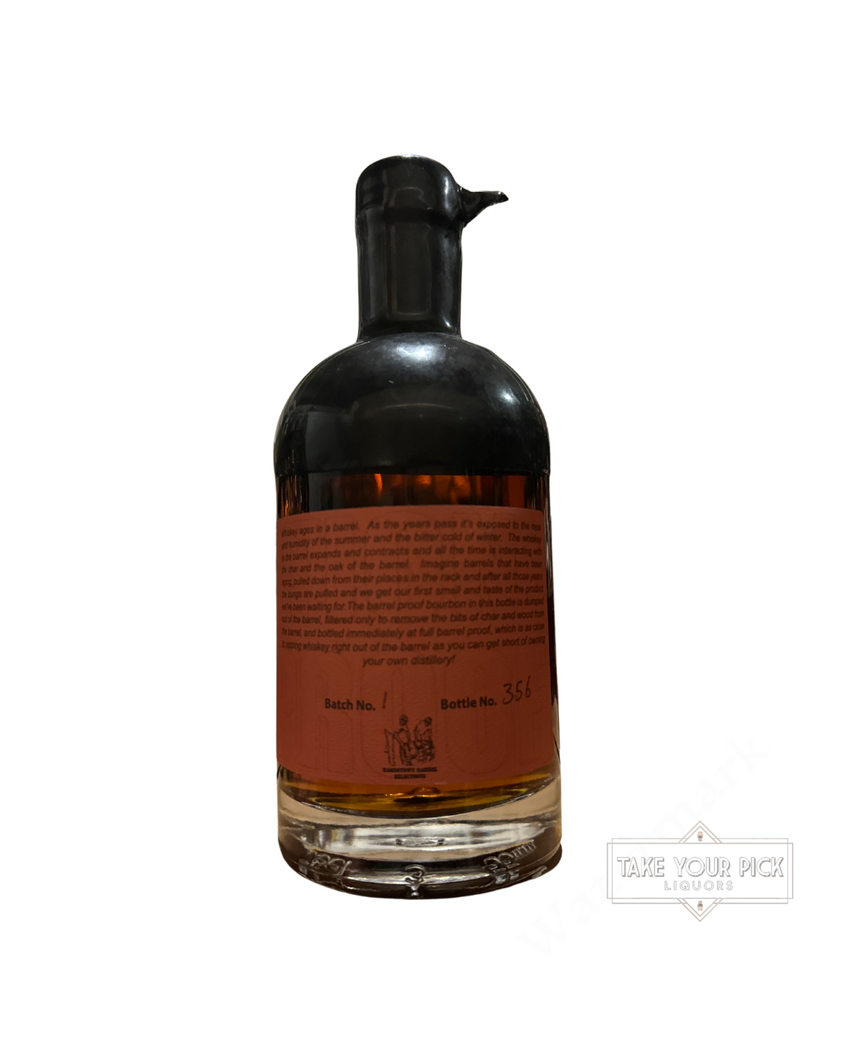 Redemption Barrel Proof Straight High Rye Bourbon Whiskey 109.2 Proof