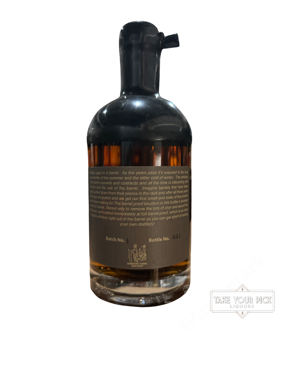 REDEMPTION BARREL PROOF STRAIGHT BOURBON WHISKEY 110.6 Proof 750ml