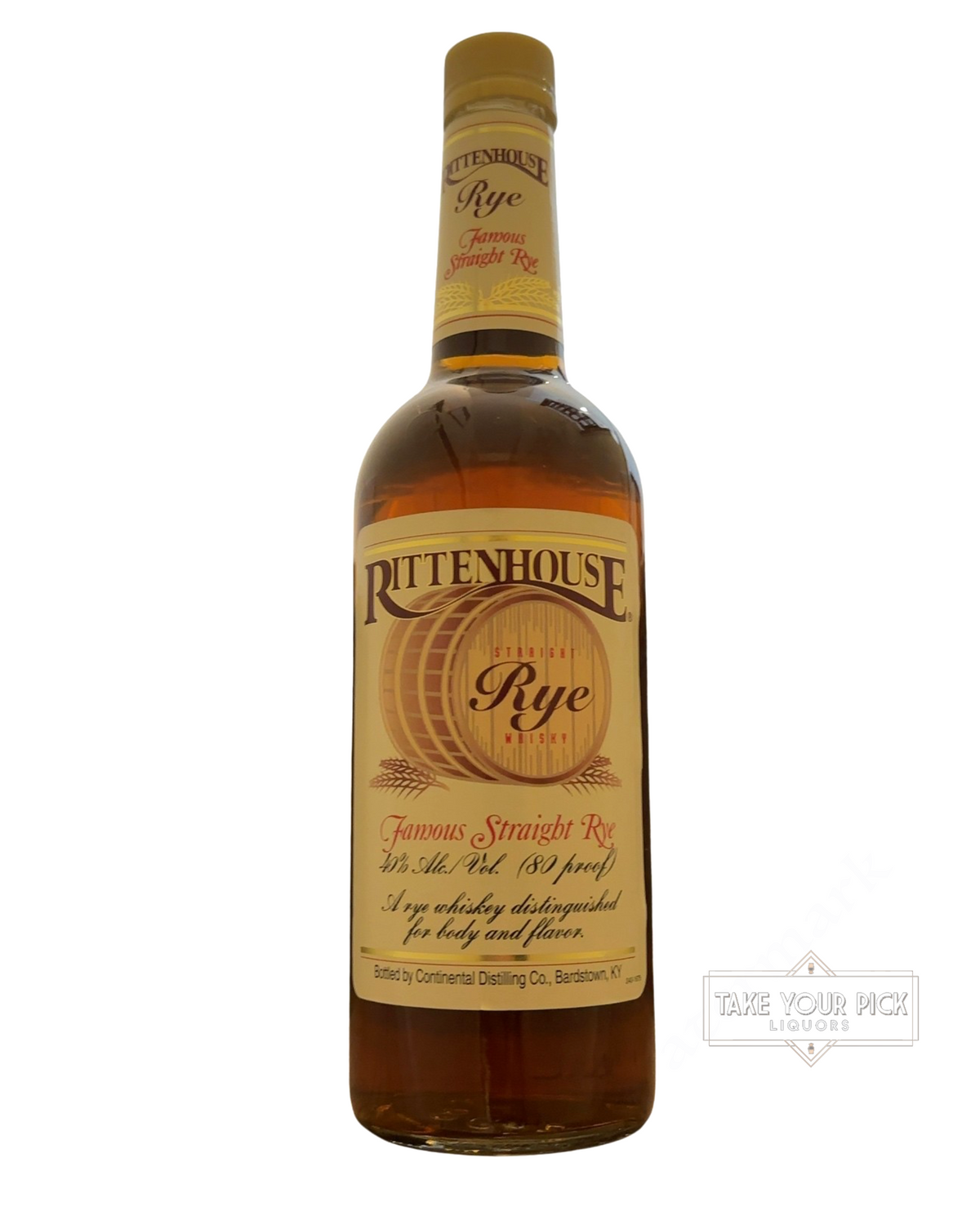 Rittenhouse Rye Famous Straight Rye 80 Proof