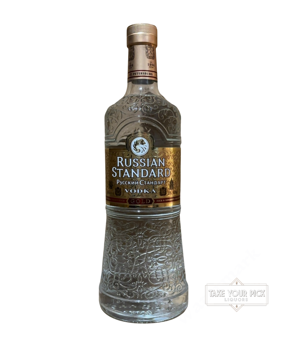 Russian Gold Vodka 80 Proof 750ml