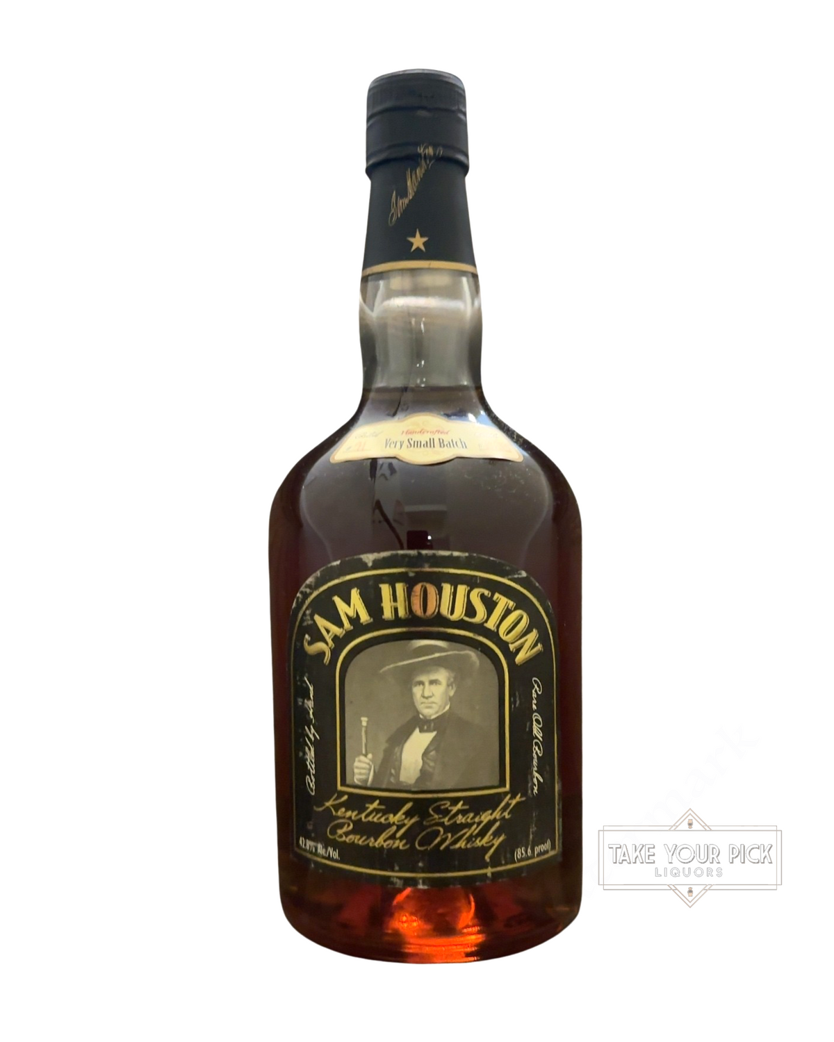 Sam Houston Kentucky Straight Bourbon Whisky 85.6 Proof