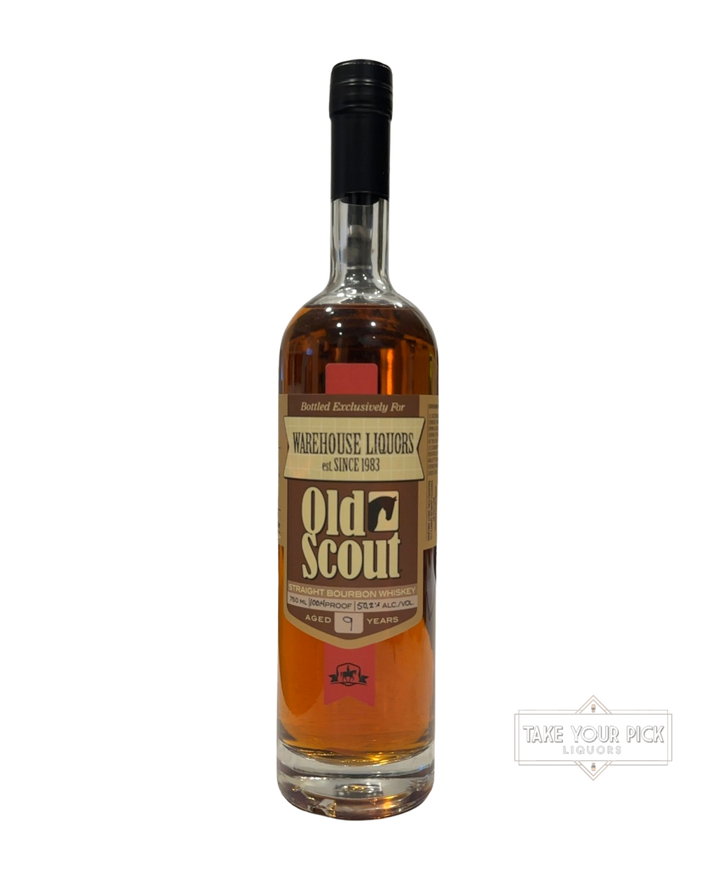 Smooth Ambler Old Scout Warehouse Liquors Straight Bourbon Whiskey 100.4 Proof 750ml