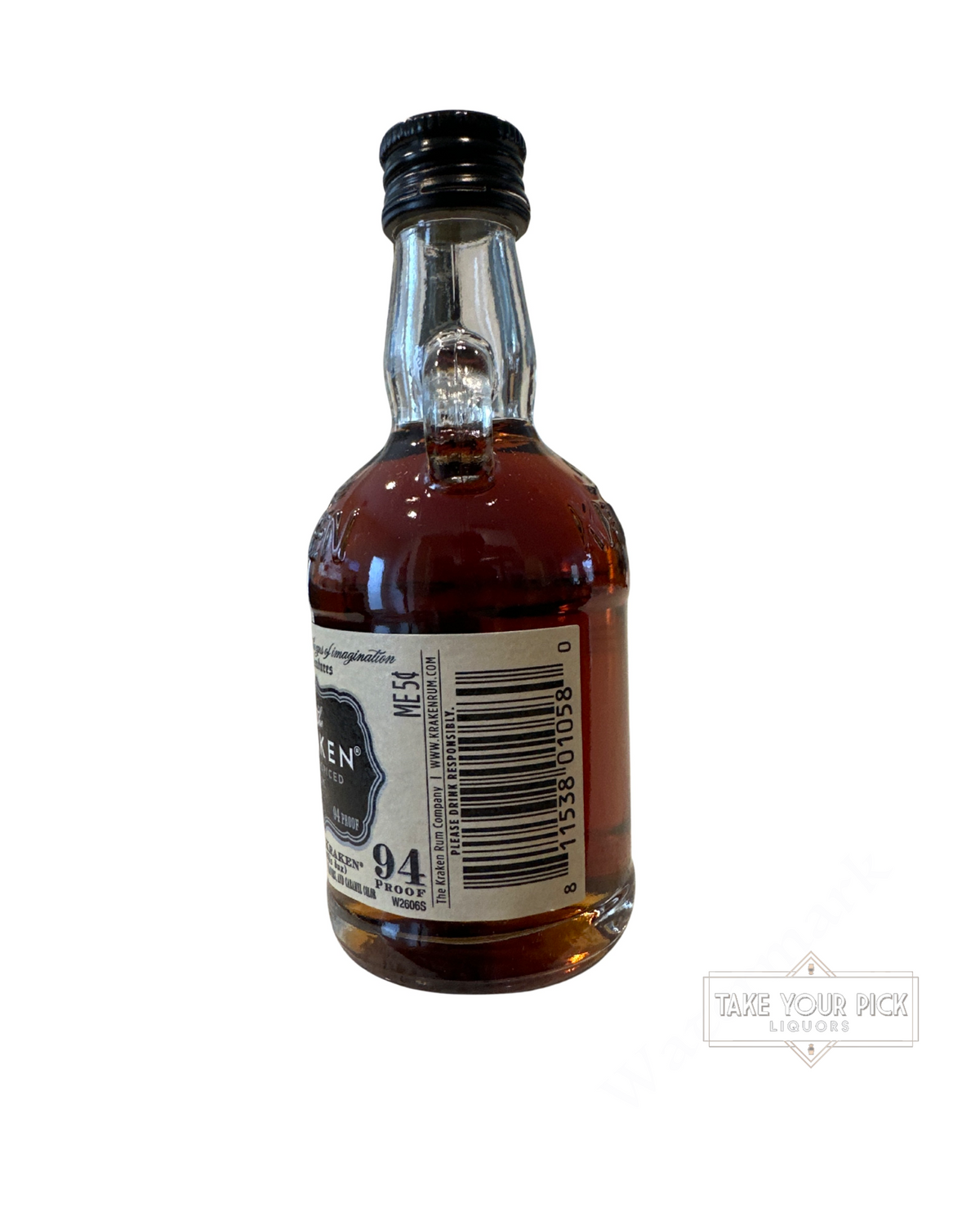 The Kraken Black Spiced Rum 94 Proof 50ml