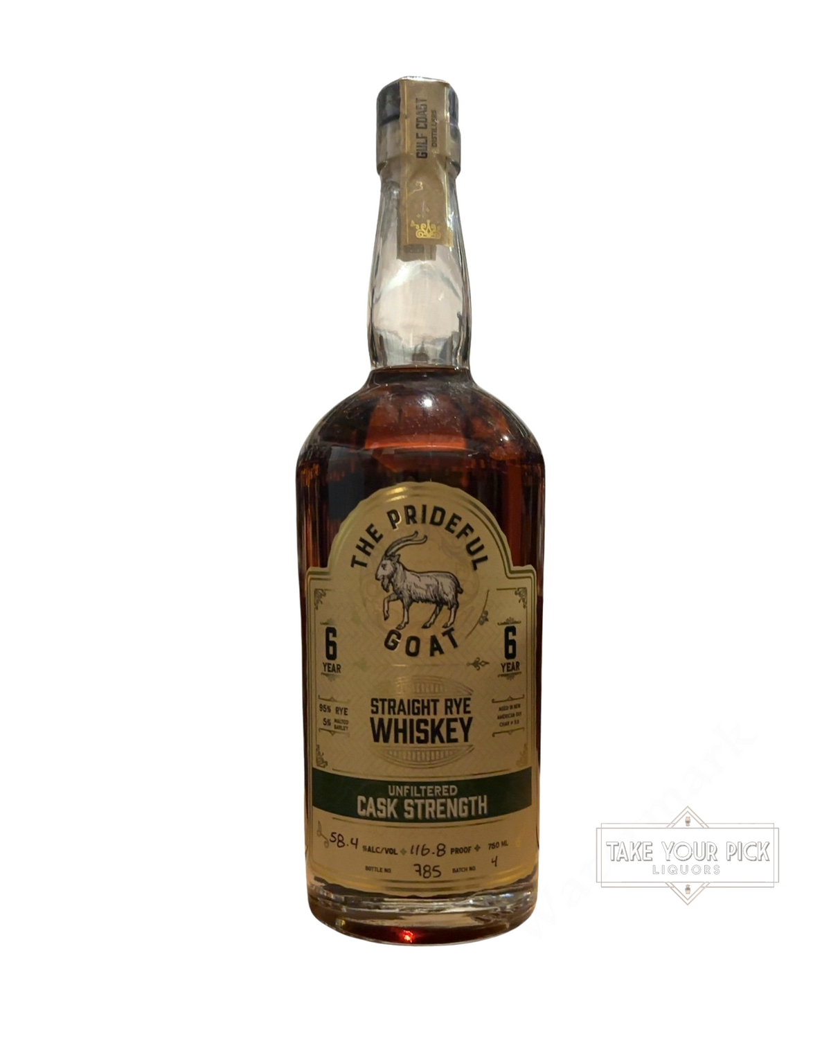 Prideful Goat The Prideful Goat Straight Rye Whiskey 116.8 Proof