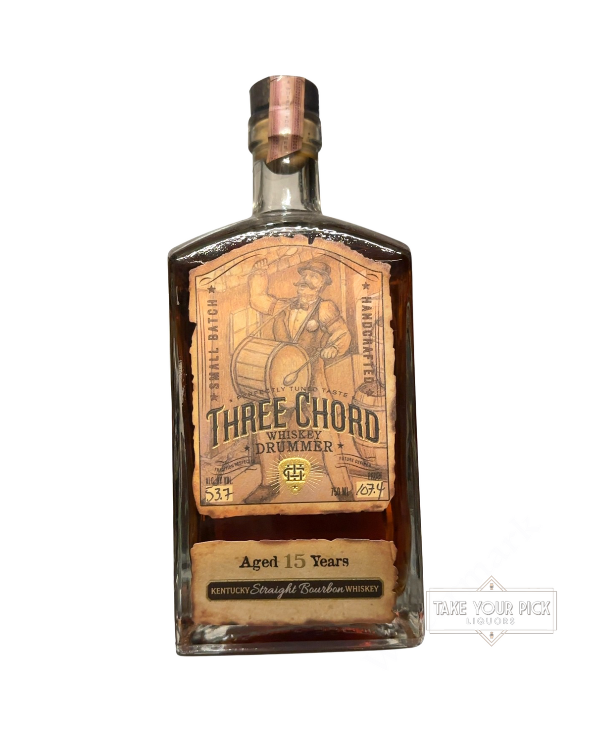 Three Chord 15 Year Whiskey Drummer 107.4 Proof 750ml (Batch 3)