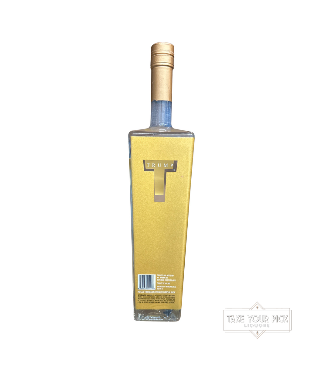 Trump The World's Finest Super Premium Vodka 80 Proof 1.0 Liter 80 Proof 1000ml