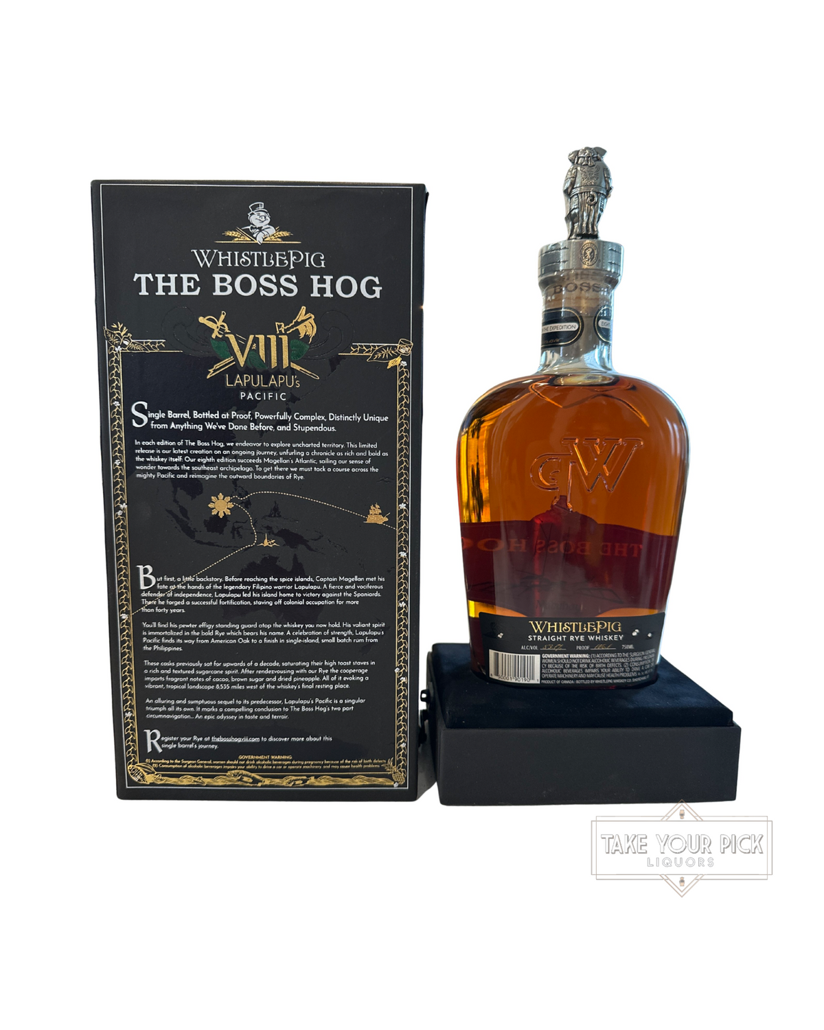 WhistlePig The Boss Hog VIII Lapulapu's Pacific 106.1 Proof