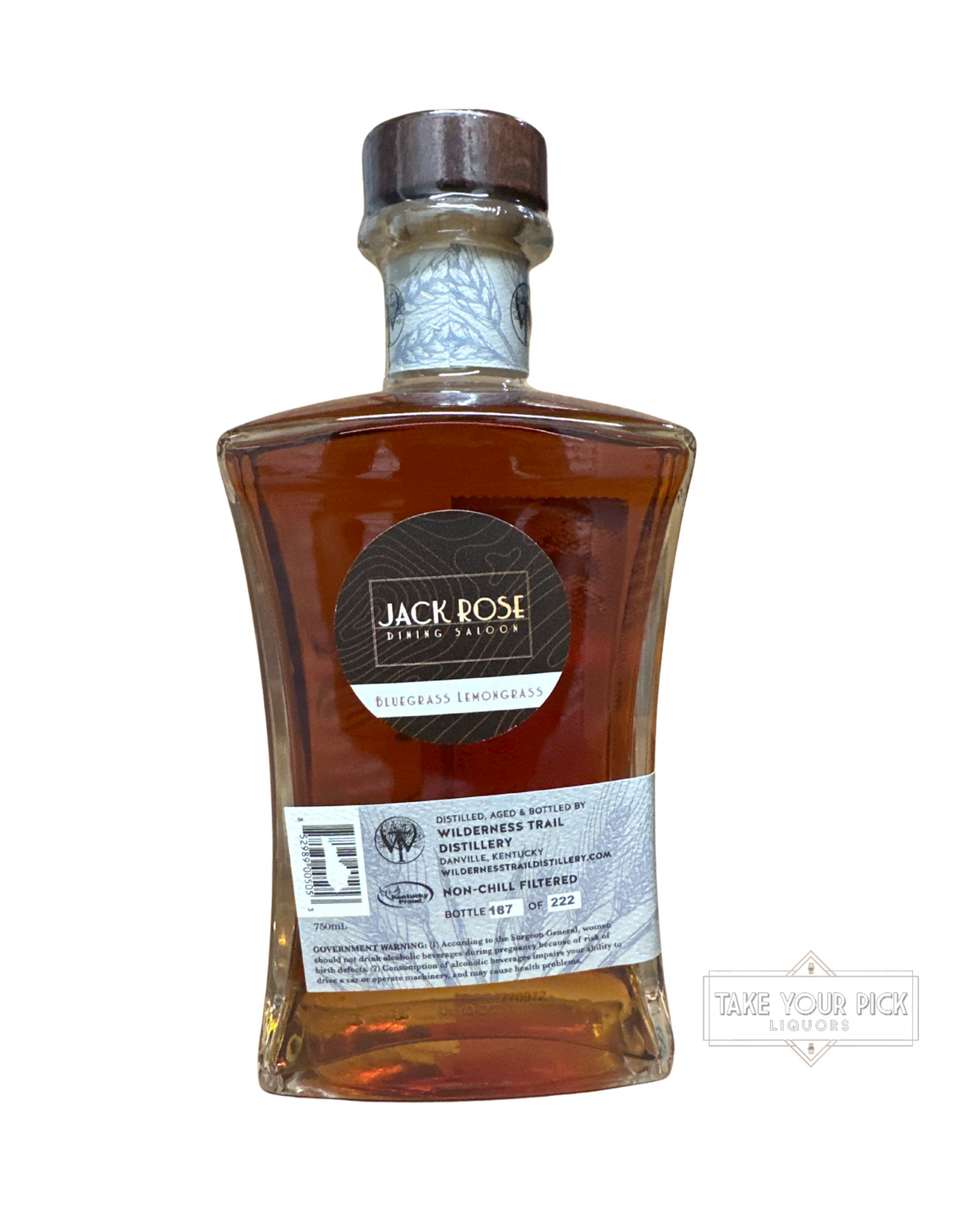 Wilderness Trail Jack Rose Dining Saloon Bluegrass Lemongrass 113.8 Proof 750ml