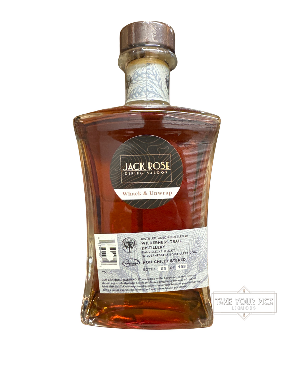 Wilderness Trail Jack Rose Dining Saloon Whack & Unwrap 115.3 Proof 750ml