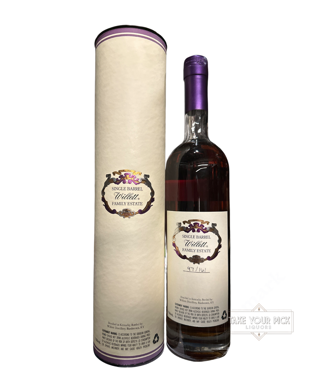 Willett 12 year Single Barrel (Gift Shop #749) Bourbon 120.6 Proof 750ml (With Tube)