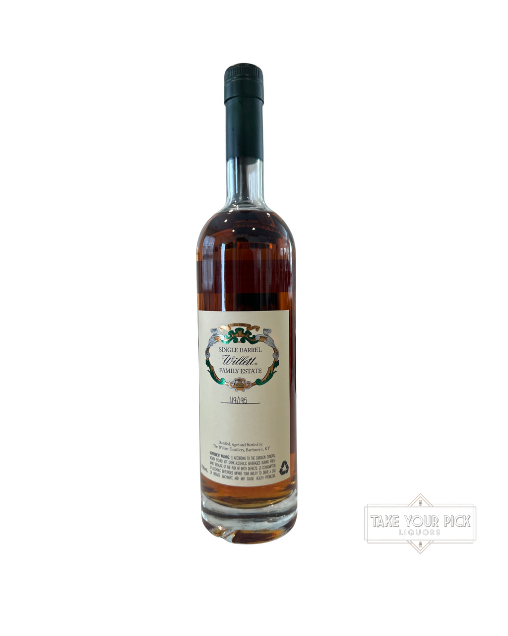 Willett 5 Year Single Barrel Rye (Gift Shop #6213) 127.8 Proof 750ml
