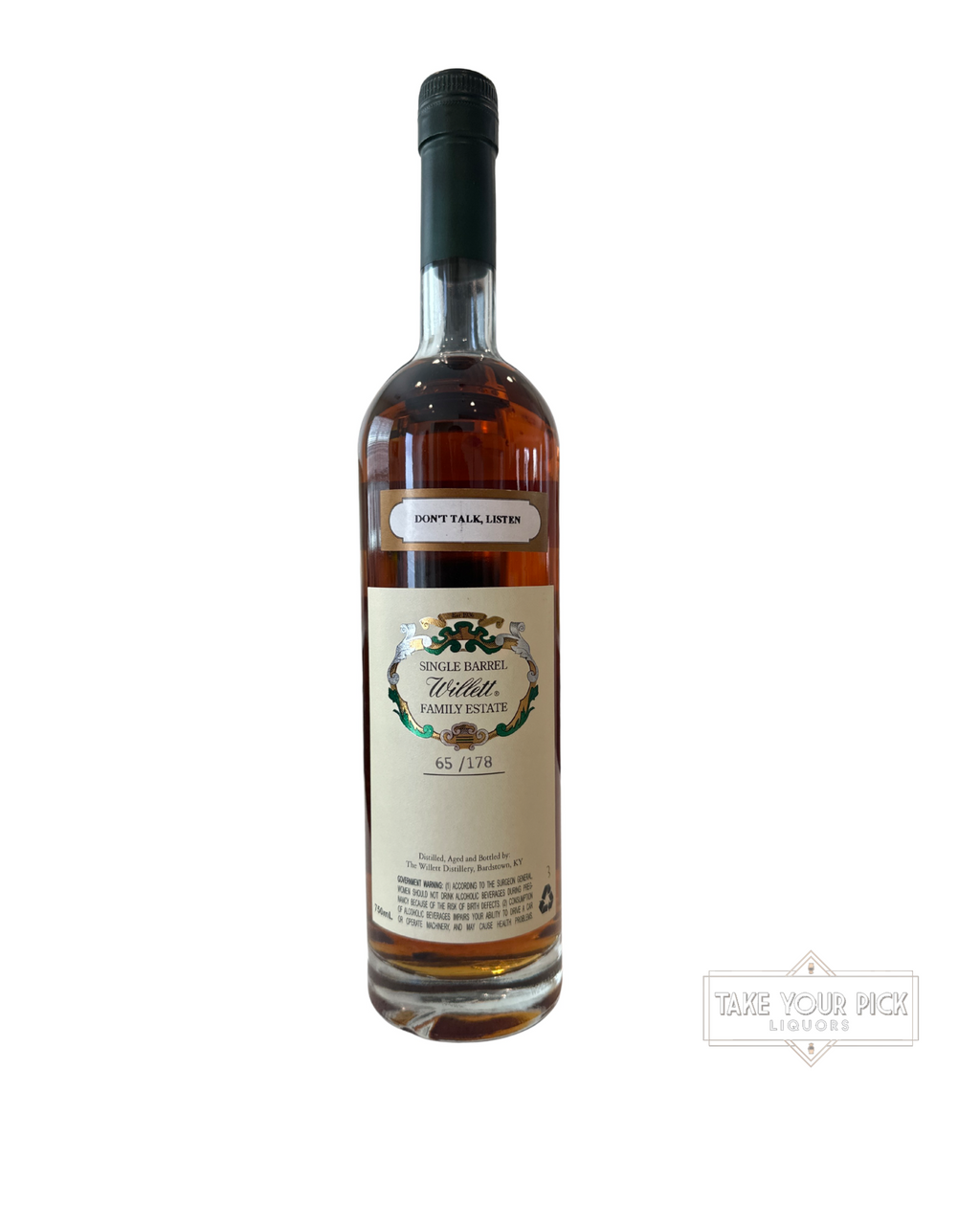 Willett 7 Year Single Barrel Rye (Dont Talk Listen #2093) 114.8 Proof 750ml