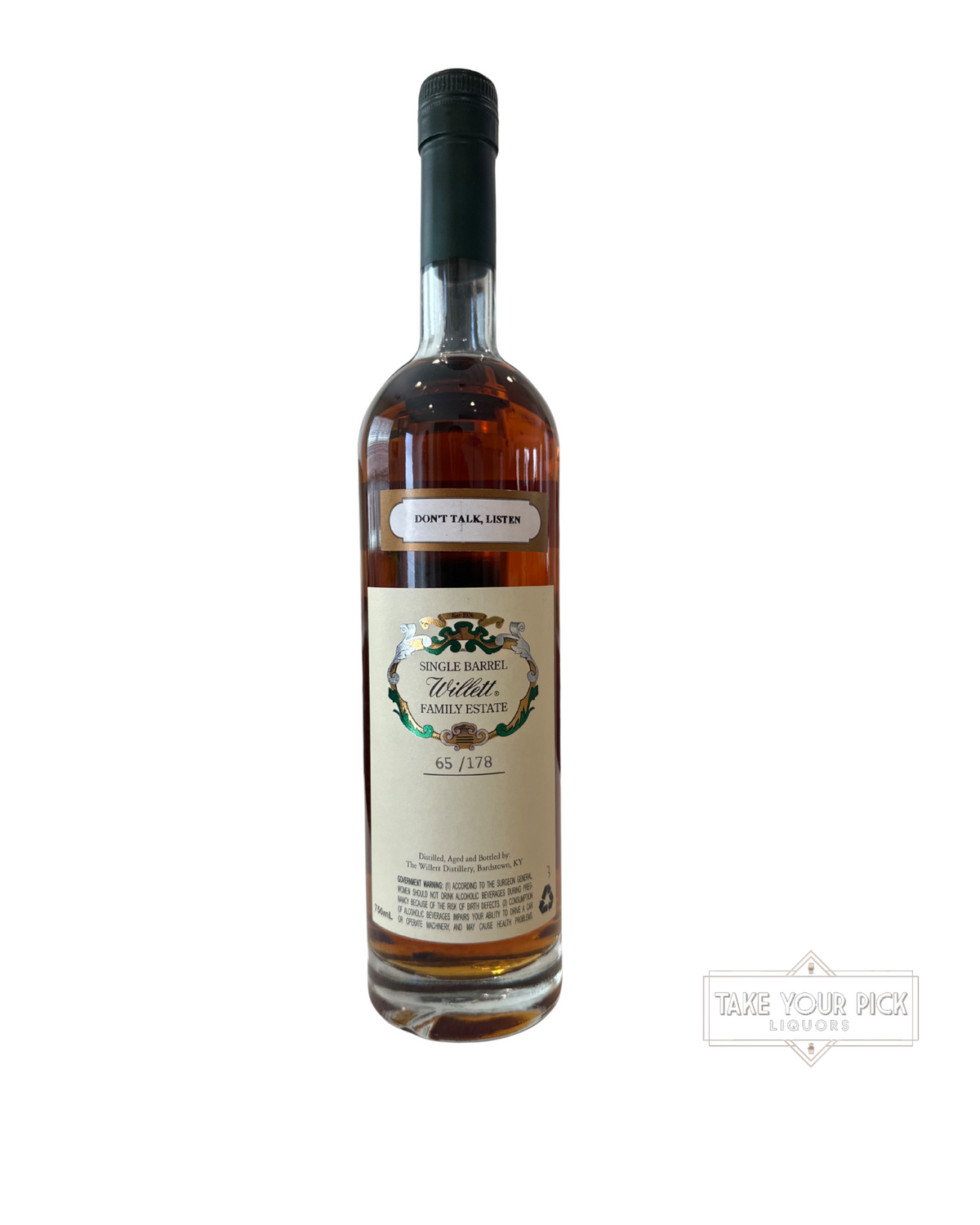 Willett 7 Year Single Barrel Rye (Dont Talk Listen #2093) 114.8 Proof 750ml