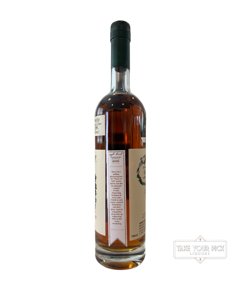 Willett 7 Year Single Barrel Rye (Jack Rose Eau De Vie #9562) 108.4 Proof 750ml