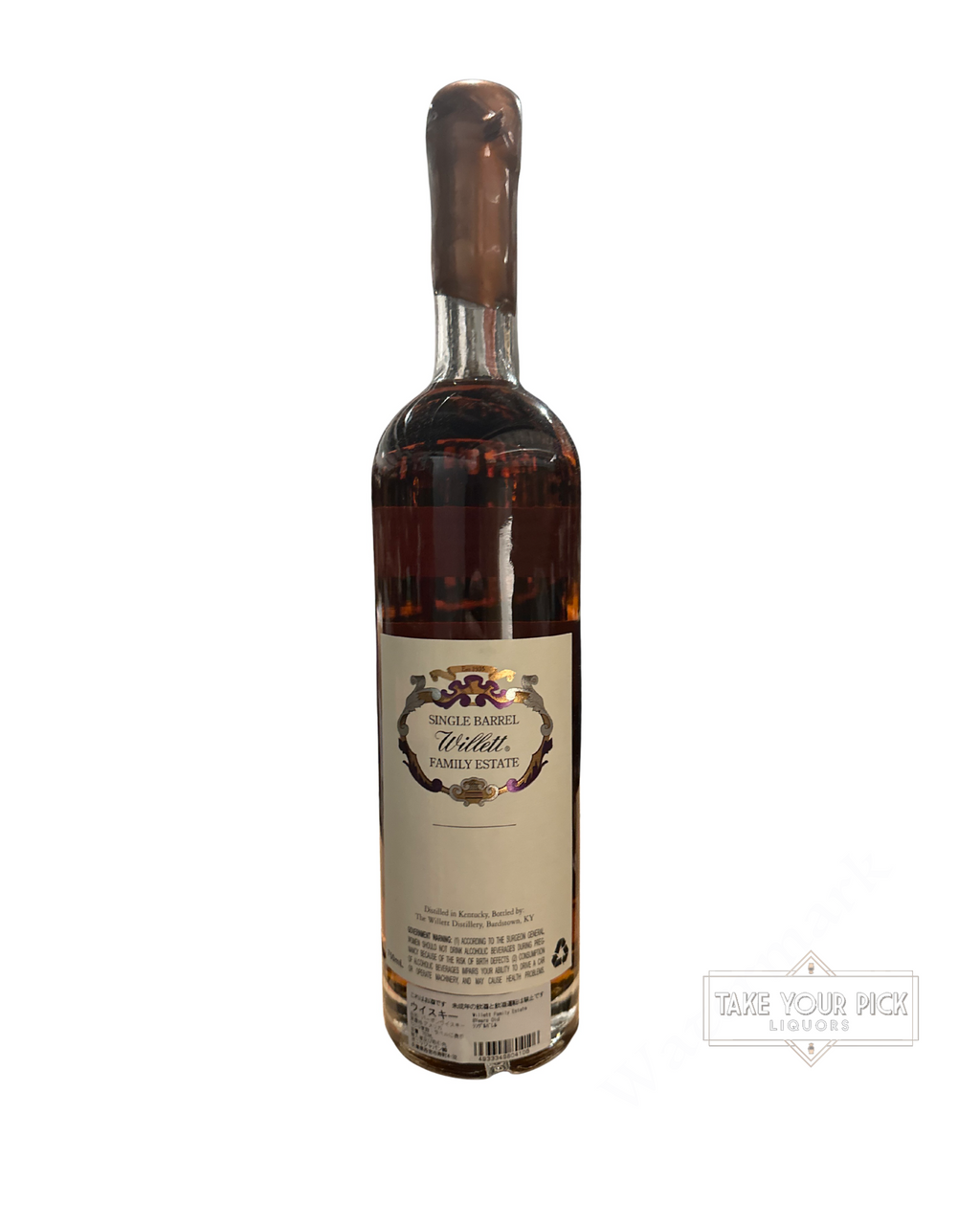 Willett 8 Year Single Barrel Bourbon (Bonilli #4179) 117 Proof 750ml