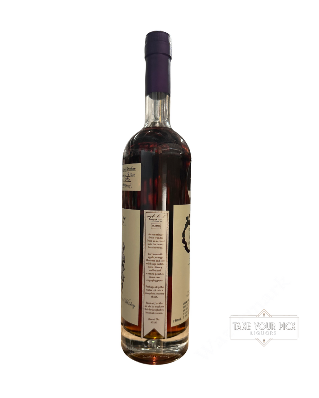 Willett 9 Year Single Barrel Bourbon (Jack Rose Haz-Matters #5284) 148.0 Proof 750ml