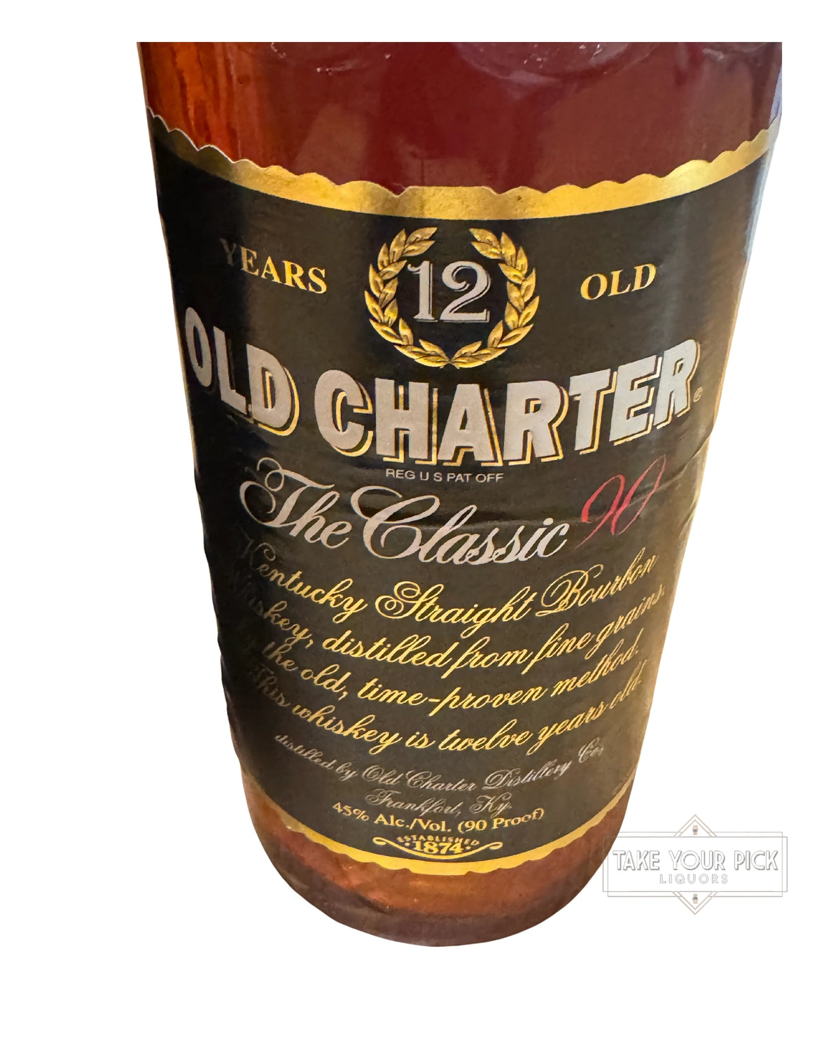 Old Charter (Buffalo Trace) The Classic 12-Year 90 Proof 1990's 750ml