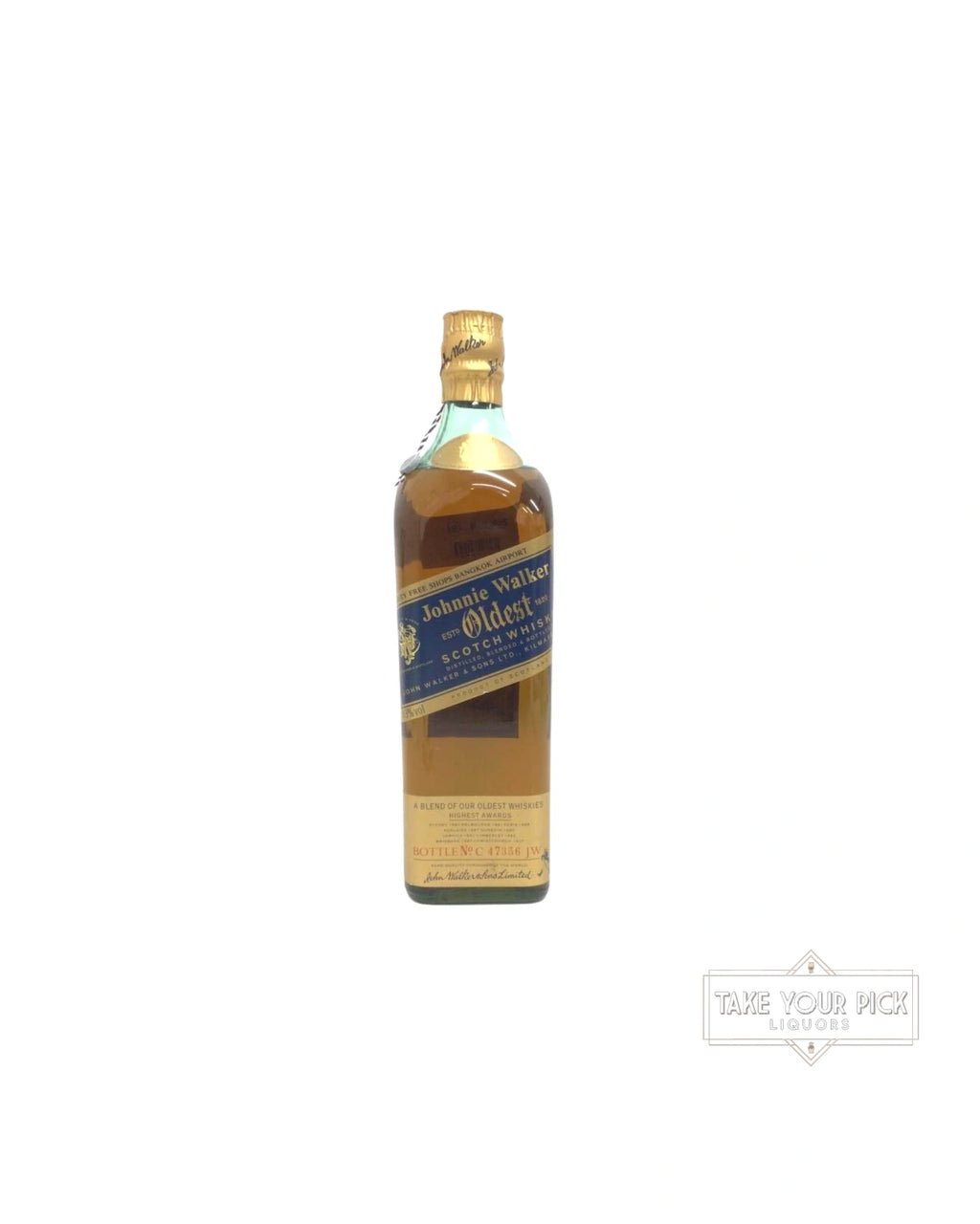 1990 John Walker & Sons Ltd. Johnnie Walker Oldest 80 Proof 750ml