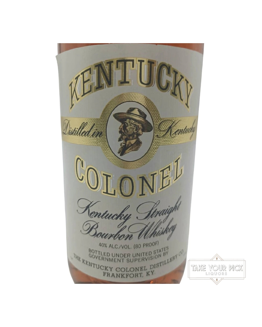 1990 The Kentucky Colonel Distillery Co. Kentucky Colonel Kentucky Straight Bourbon Whiskey 80 Proof 750ml
