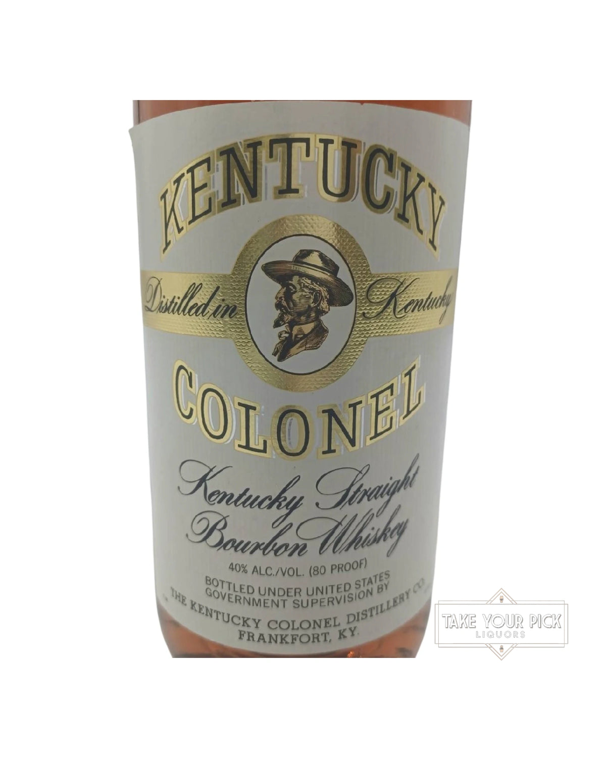 1990 The Kentucky Colonel Distillery Co. Kentucky Colonel Kentucky Straight Bourbon Whiskey 80 Proof 750ml